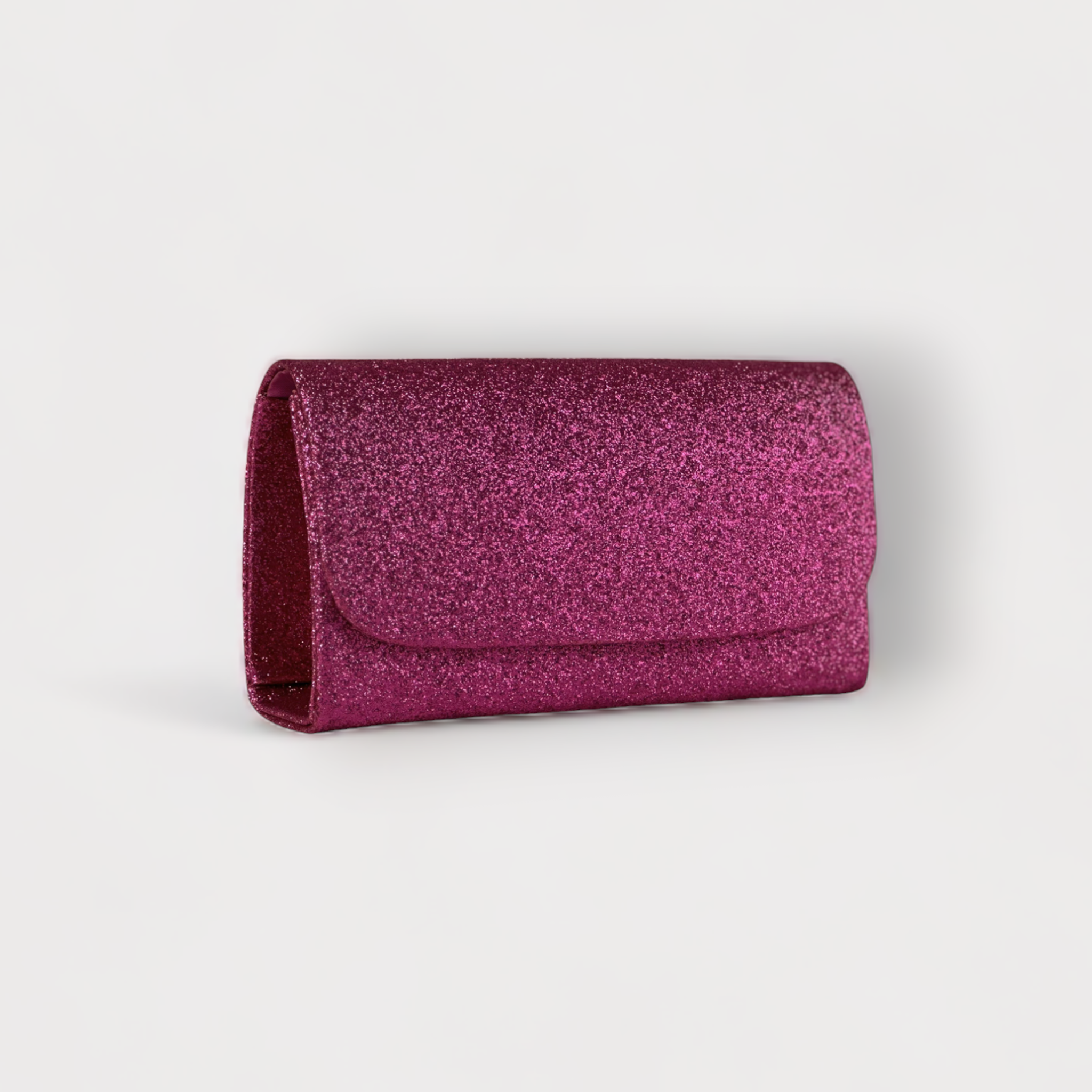 ISABELLA- Gold Glitter Hand Clutch Bag