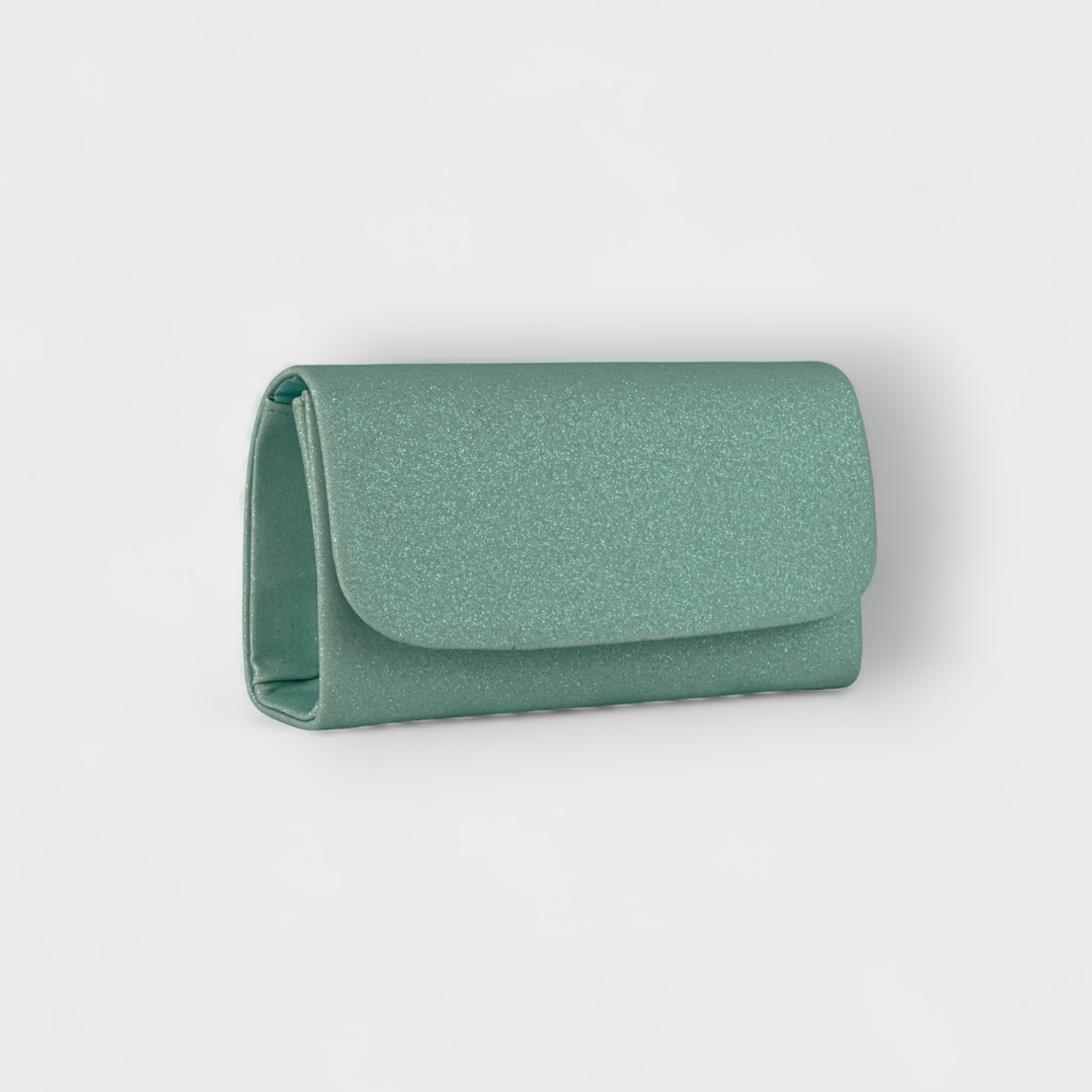 ISABELLA- Gold Glitter Hand Clutch Bag
