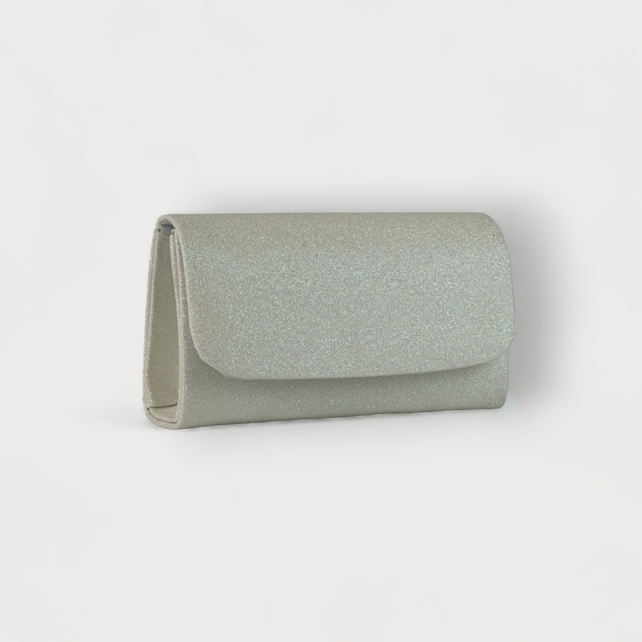 ISABELLA- Red Glitter Hand Clutch Bag