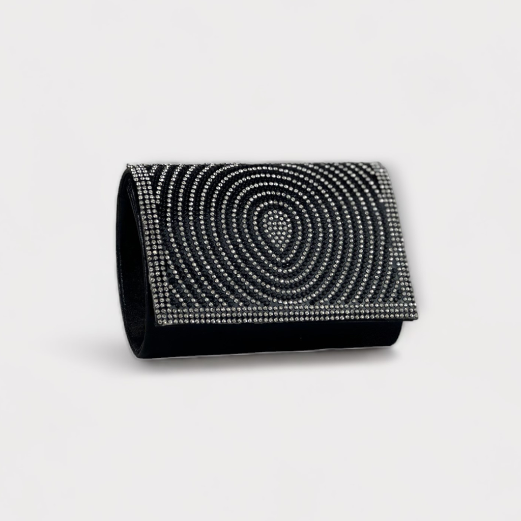 REMA- Gold diamante clutch bag