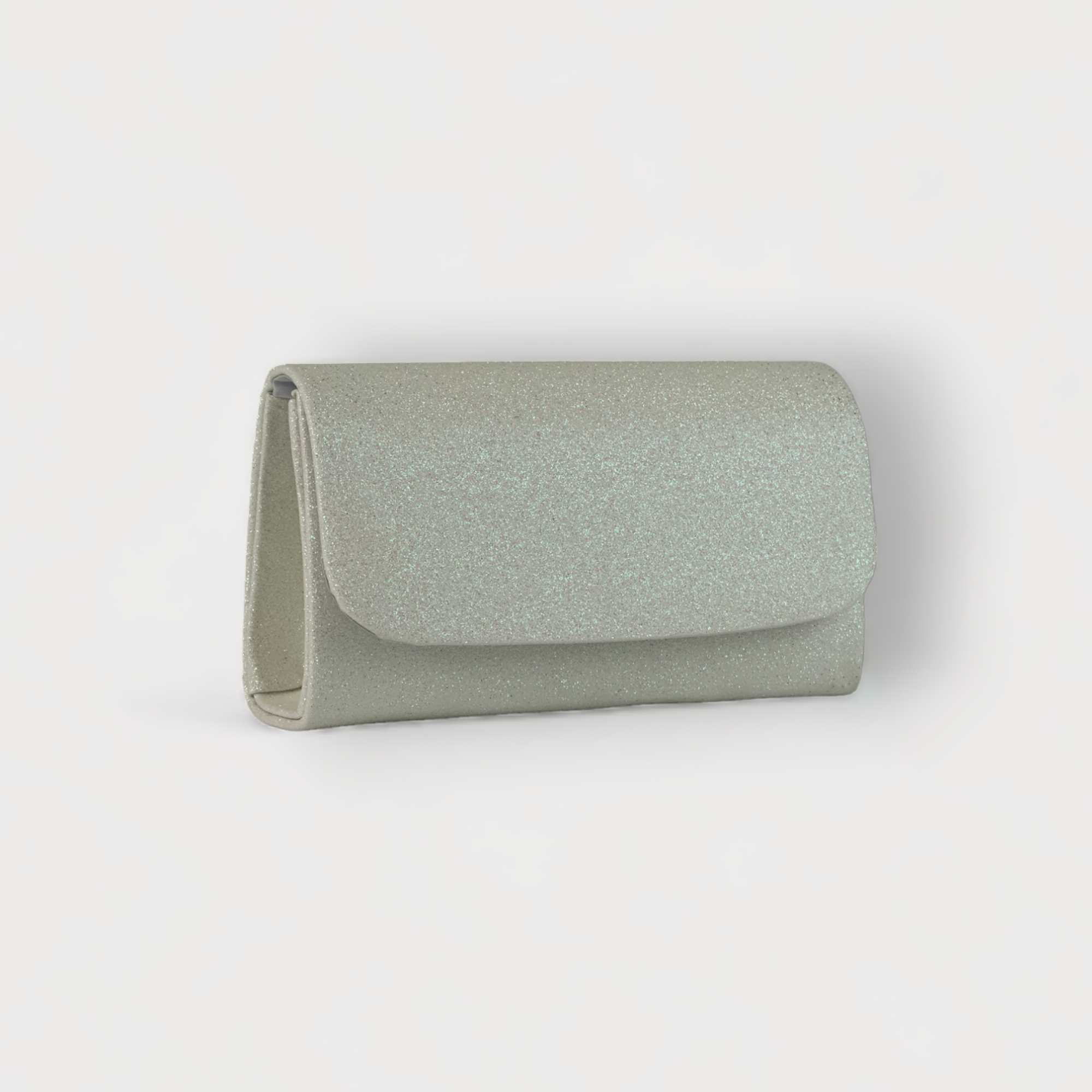 ISABELLA- Red Glitter Hand Clutch Bag